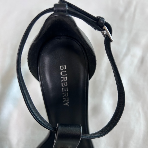 Burberry Open Toe Heeled Sandals - Picture 3 of 10